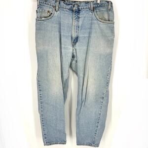 Vintage 90s Mens Levis 560 Red Tab Loose Fit 100% Cotton Jeans Size 36 x 30